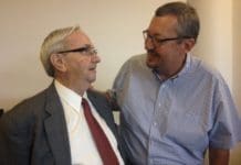 Editor Arnold Hamilton & Frosty Troy
