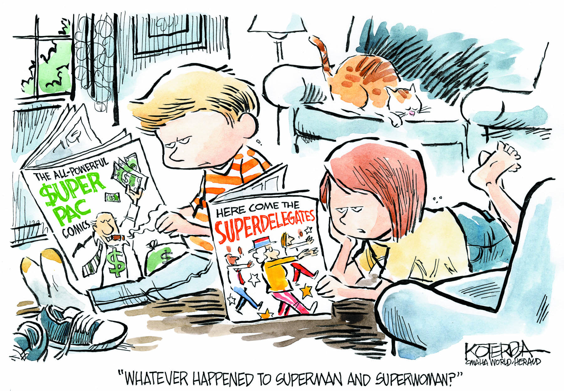 Jeff Koterba April 17, 2017.Super Packs Super Delegates.