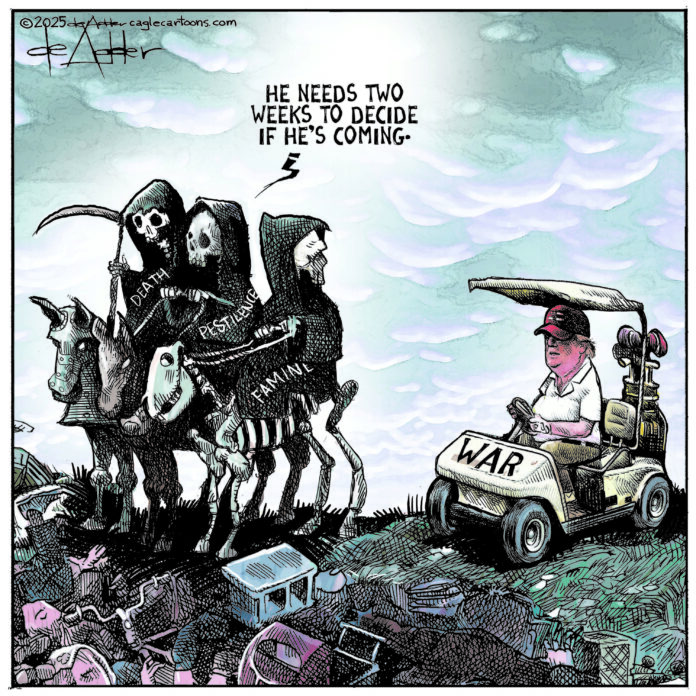 Trump is War from the Horsemen of the Apocalypse
